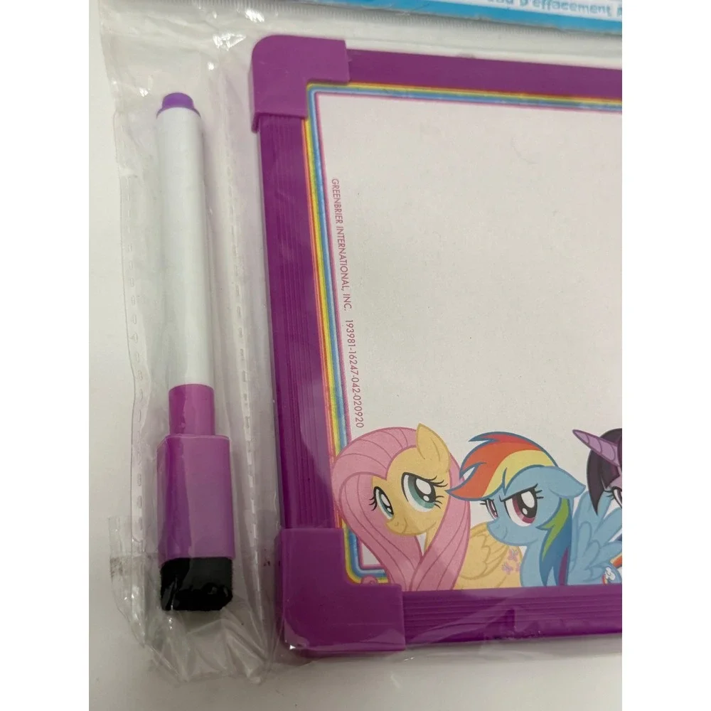 My Little Pony Dry Erase Board Purple Frame with Marker Hasbro 2020 New NIP